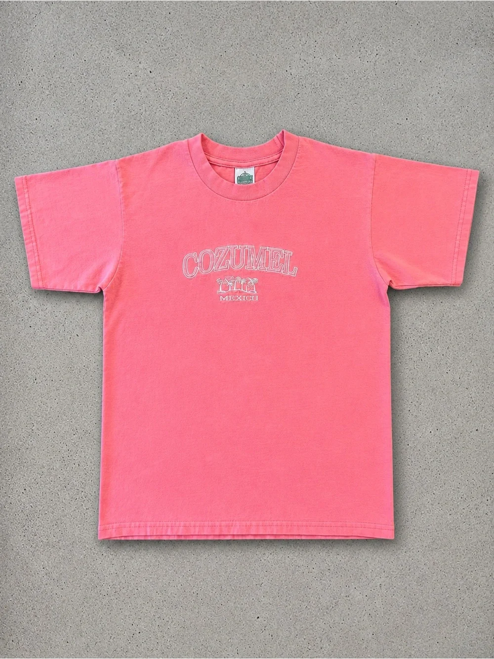 Vintage 90s Cozumel Mexico Embroidered Tourist Tee